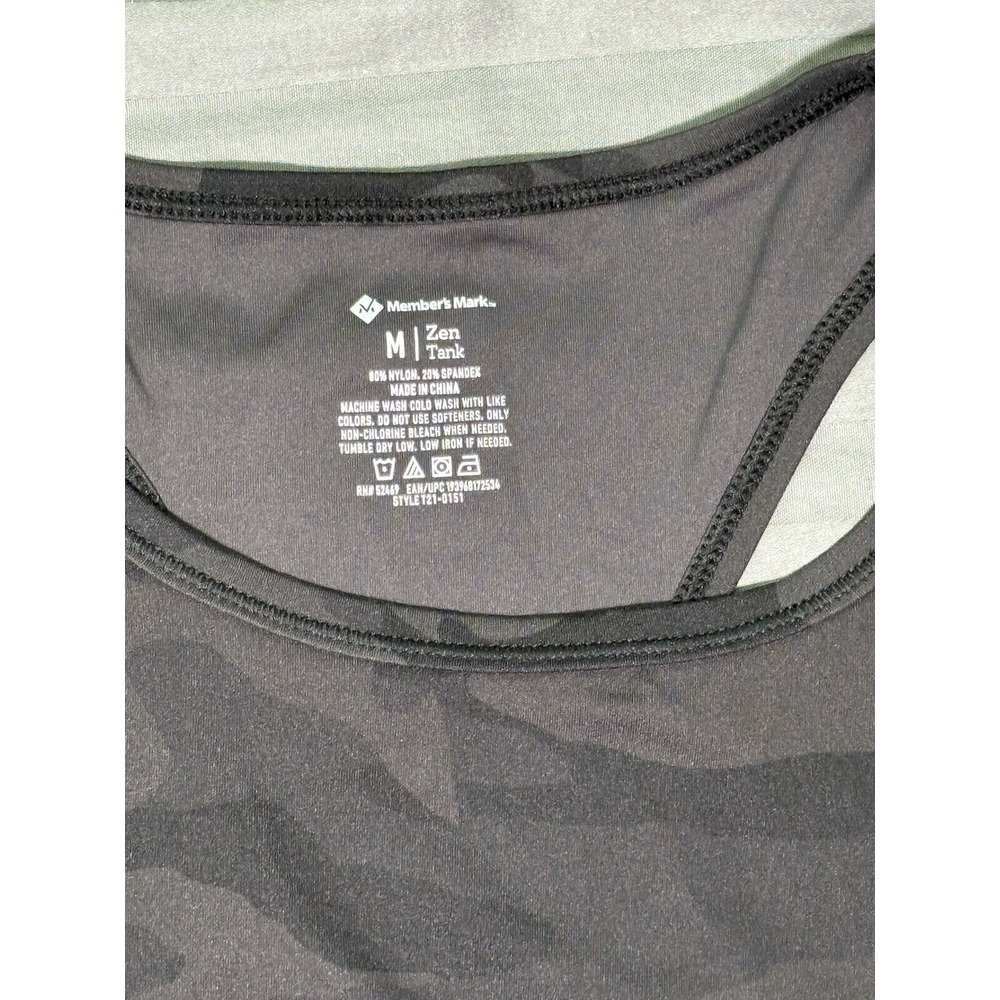 Members Mark Zen Tank Top Women's Camo Everyday Medium - Picture 2 of 5